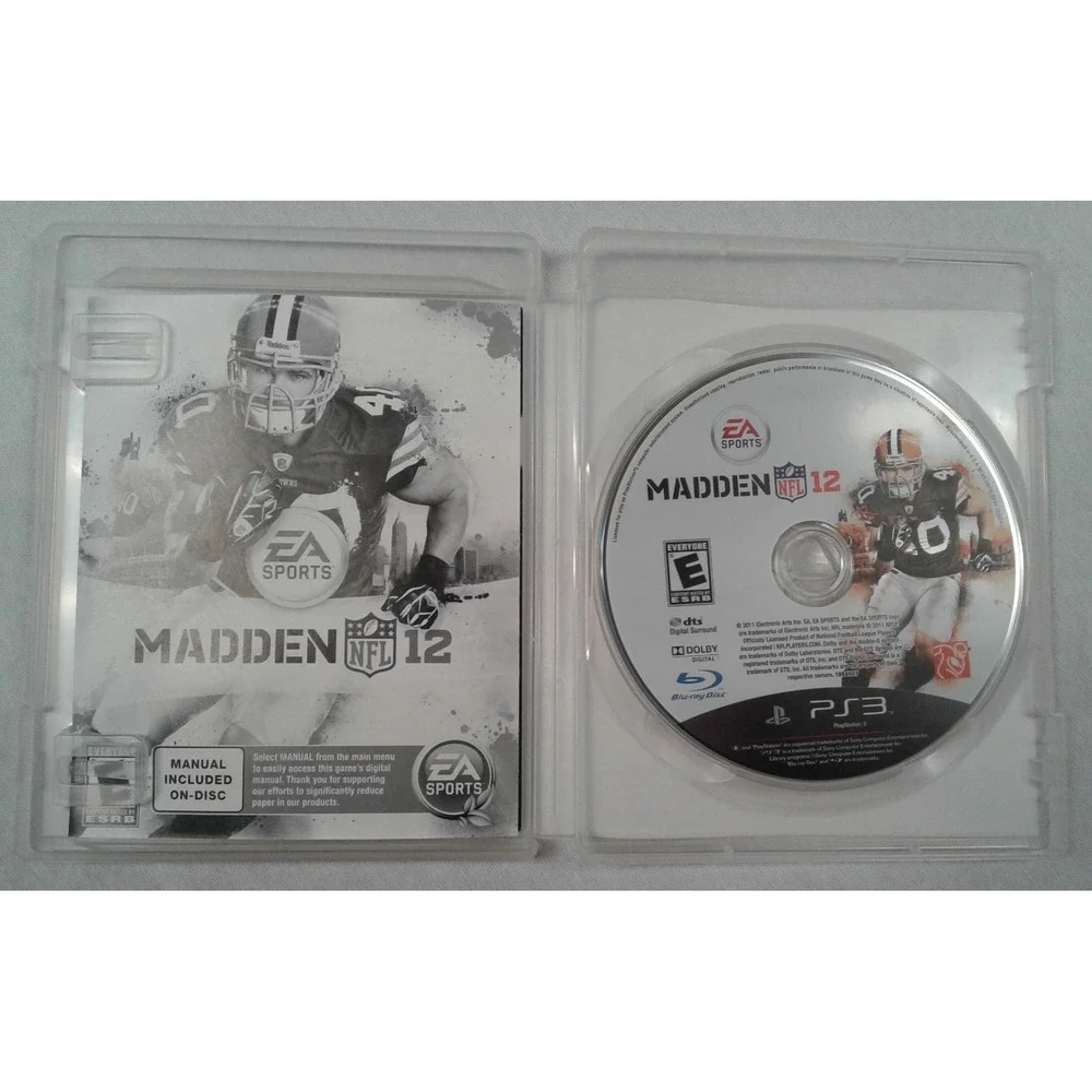 Madden NFL 12 - Sony Playstation 3 (PS3) Video Game